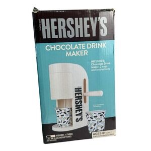 New Open Box-Hershey's Chocolate Drink Maker‎ Color White: Hot Or Cold Drinks